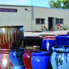 Outside the Pottery Fiesta; photo by Julia Huff