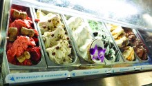 Yum! Check out all those cool Gelato flavors.