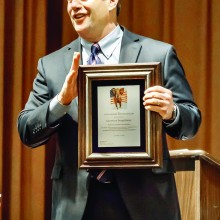 Governor Ducey with his Membership Plaque