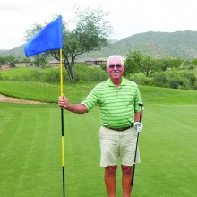 Tim Benjamin makes a hole-in-one!