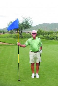 Tim Benjamin makes a hole-in-one!