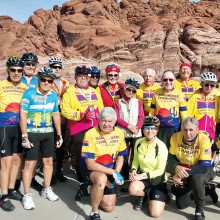 Members of the CycleMasters enjoyed a short trip to Las Vegas!