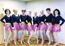 Pictured left to right are Ann Kurtz, Laurie Page, Janifer Farquhar, Linda Schuttler, Vivian Herman, Claudia Booth, Dianne Bank and Caryl Mobley.