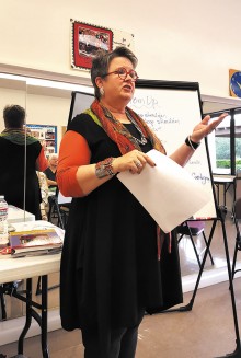 Cyd Engel teaching pattern sense.