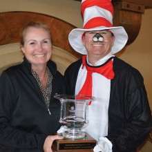 Deb Finn with the Cat in the Hat (Bernie Eaton)