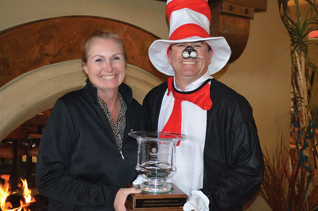 Deb Finn with the Cat in the Hat (Bernie Eaton)