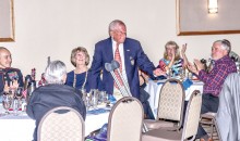 Col. Charlie Carr at the head table. Photo courtesy of Bill George.