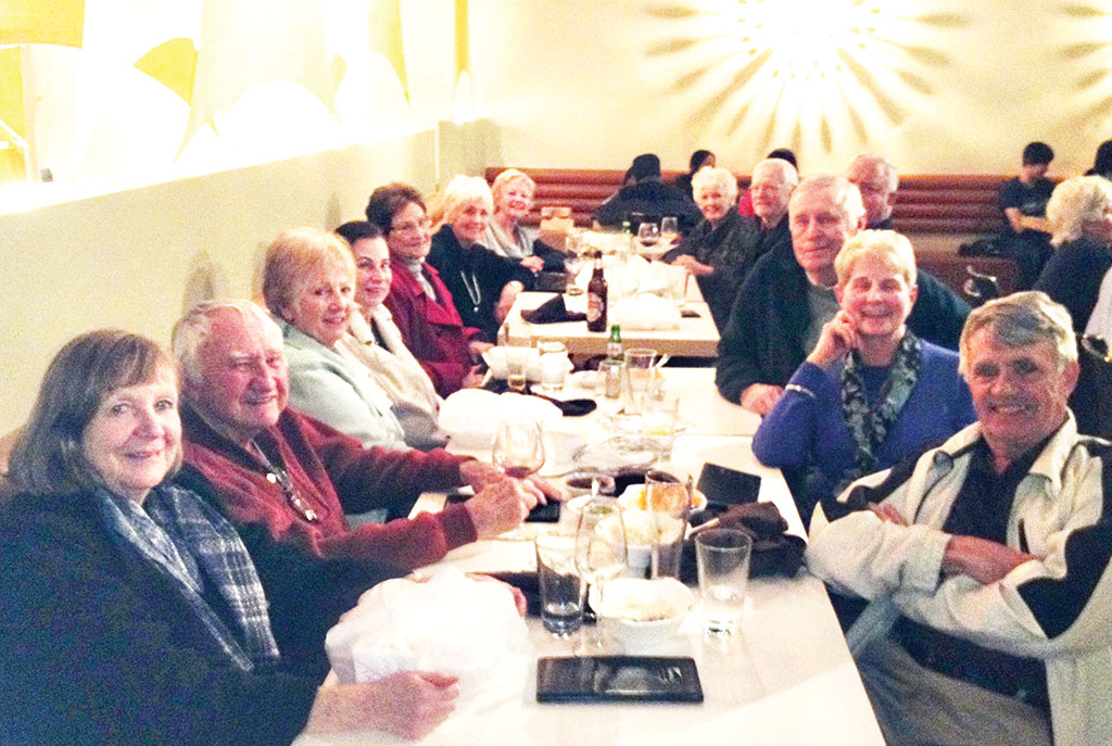 British Club members enjoyed a brilliant meal at the Saffron Indian Bistro.