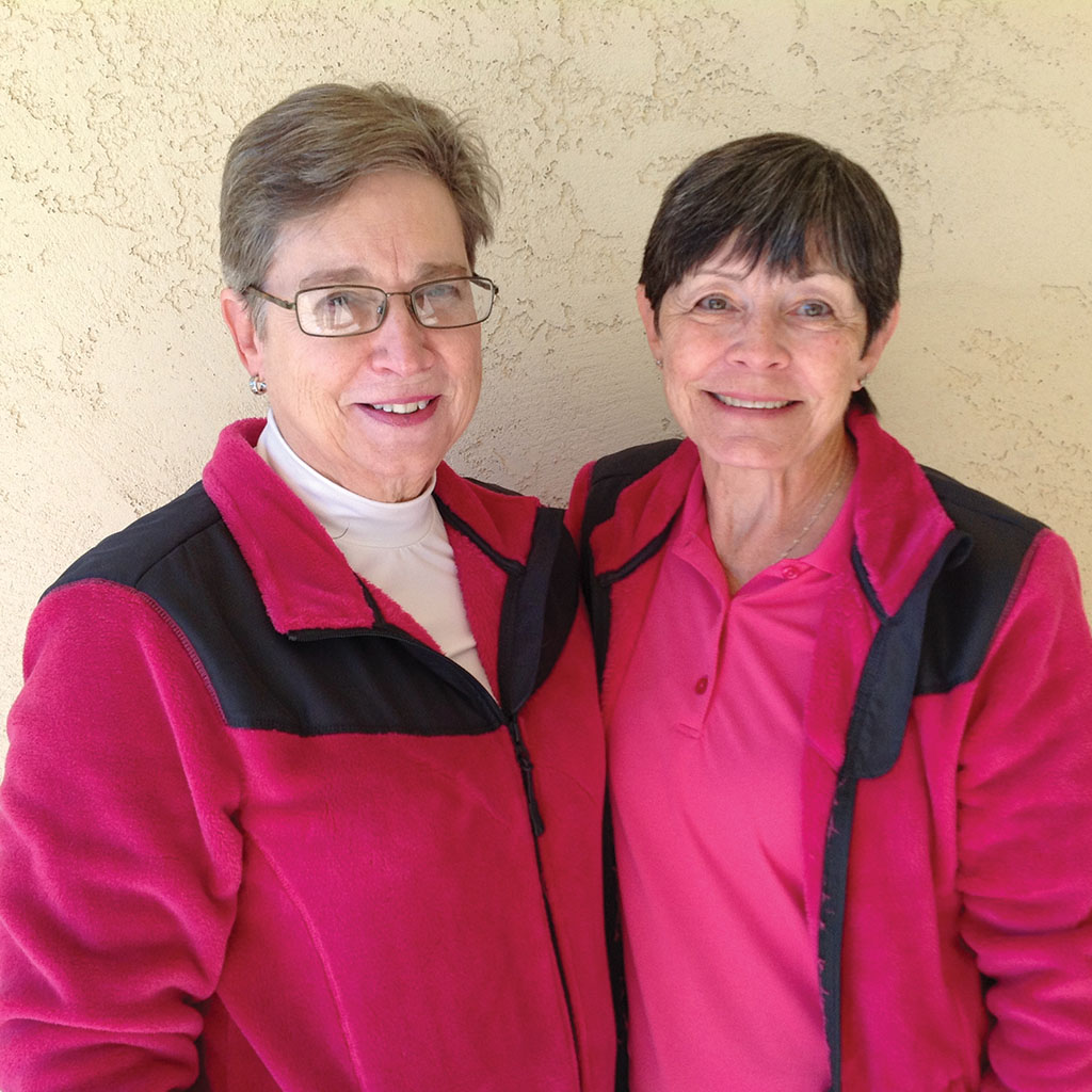 MPLN State Medallion Team Kay Tomaszek (left) and Raye Cobb (right)