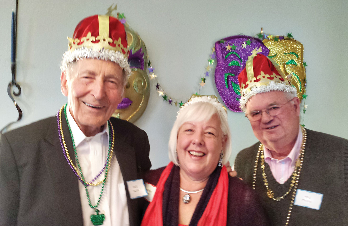 King Rudi Faller, Queen Fran Lowry and King Mike Penner honored at La Chandeleur Crepe Party