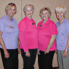 Left to right: Marilyn A Webb, Susan Elliott, Beth Effenberger, Ruth Larsen