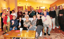 The British Club gathered for a farewell party for departing members.