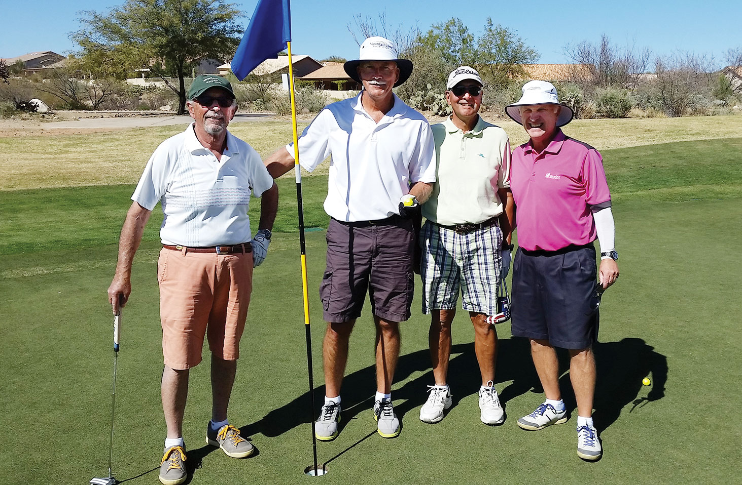 Left to right, the fearsome foursome: Ben Lichtman, Bon Maruniak, Peter Baragona and Dennis Marchand