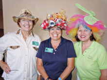 Winners of the outstanding hat competition were Debra Gryniewicz (Best Western), Maggie DeBlock (Craziest) and Sylvia Bonesky (Best Derby).