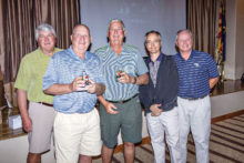 Left to right: Joe Oczak, Bill Cornell, Dan Alderman, Mike Jahaske and Bob Eder