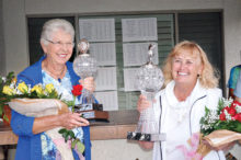 Bonnie Barker and Phyllis Sarrels