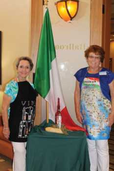 Vicki Tessitore and Italian Bistro Night Chairman Nancy Klawitter