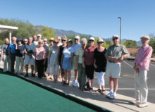 Following Bocce Ball the British Club gathered for a potluck.