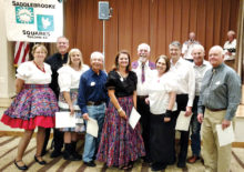 The newest graduates of SaddleBrooke Square Dance Club