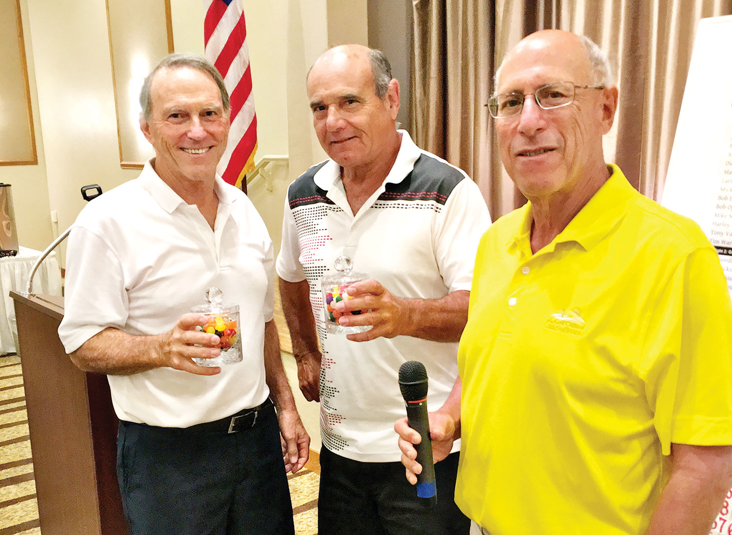 Left to right: Al Bolty, Bruce Fink and David Cohen