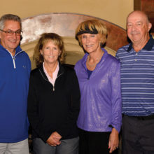 Left to right: Dan Russell, Mary Leversee, Kathleen Weiss and Sam Sollenberger; photo by Bob Koblewski