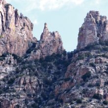 From left: Prominent Point, Finger Rock and Finger Rock Guard; photo by Roy Carter