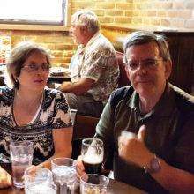 Elaine and Howie Fagan planned an outing in May to Tucson’s Old Chicago Restaurant for SaddleBrooke Windy City Club members; photo by Linda Rouse