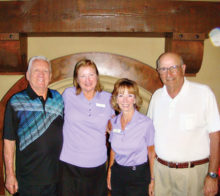 Left to right: Dean Hood, Trish Behrens, Pat Avery and George Nersesian