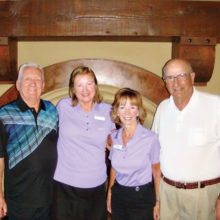 Left to right: Dean Hood, Trish Behrens, Pat Avery and George Nersesian
