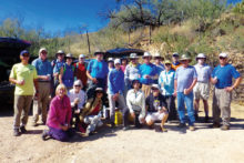 Back row: Mike Wolters, Garrett Ressing, Joe Maurizzi, Heidi Klepacki, Joyce Maurizzi, Steve Ordahl, Ellen Citron, Kathy Gish, Jan Springer, Ray Peale, Niel Christensen, Dave Hydeman, Mary Croft, Jeff Bridge, Bob Keasling, Fred Norris and Dave Corrigan; front row: Marilynn Smith, Arlene Gerety, Kaori Hafhimoco, Elisabeth Wheeler and Maryann Truitt; not pictured Elaine Kline; photo by Gary Faulkenberry