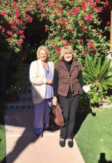 Marianne Lyons (left) and Marilyn Bertke