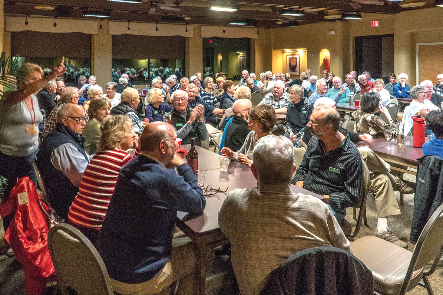 Over 90 Unit 21 residents turned out for the unit’s Annual Meeting.