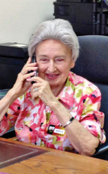 Honoring Mary Anderson, long-time loyal Monday morning receptionist, who we lost last year.