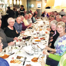A delicious meal of Indian cuisine was enjoyed by members and a guest.