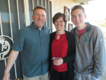 Pastor Tim Nybroten with his wife Chandra and son Joshua at the SaddleBrooke Meet ‘n Greet