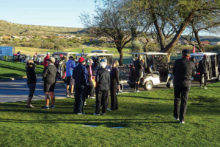 The field is waiting for Rennie’s final instructions.