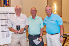 Left to right: Dean Hampton, Special Events Director David Cohen, President Bob Eder