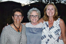 Sandi Chester, Maggie Falconer, Debra Finn; missing Brenda Brown – Hawks