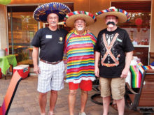 Left to right: Floyd Roman, Steve Bellacuqa and Bob Muise (Pancho Villa)