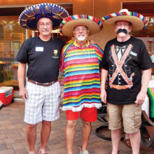 Left to right: Floyd Roman, Steve Bellacuqa and Bob Muise (Pancho Villa)