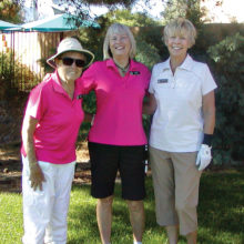 Left to right: Holly Riviere, Linda Miles and Diane Mazarella; not pictured Ilene Skinner