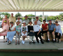 Despite the heat 22 members of the British Club braved the weather to play Bocce Ball.