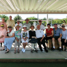 Despite the heat 22 members of the British Club braved the weather to play Bocce Ball.