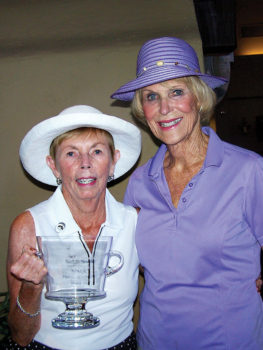 Lois Kelly, 2017 President’s Cup Champion, and runner-up Kathleen Weiss
