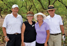 First place winners David James, Mary Crooks, Regina Pang and David Kelsey