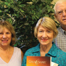 Part of the CCSB GriefShare Team: Susan Rajca, Cari and Bruce Block