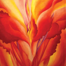 Red Canna, by Georgia O’Keeffe