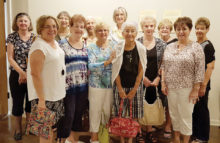 The ladies explored the latest exhibit at the Tucson Desert Art Museum and learned about