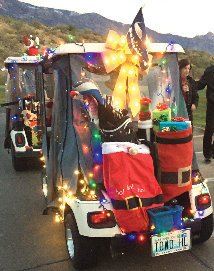 6th annual Golf Cart Parade of Lights December 22 SaddleBrooke Progress