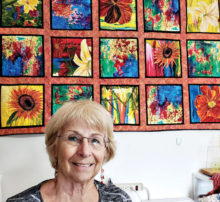 Carol Ann “CA” Small in her studio.